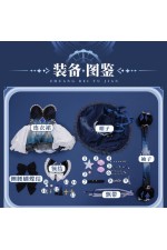 1/3 Delusion Genshin Impact Furina Focalors Outfit Cosplay Costume